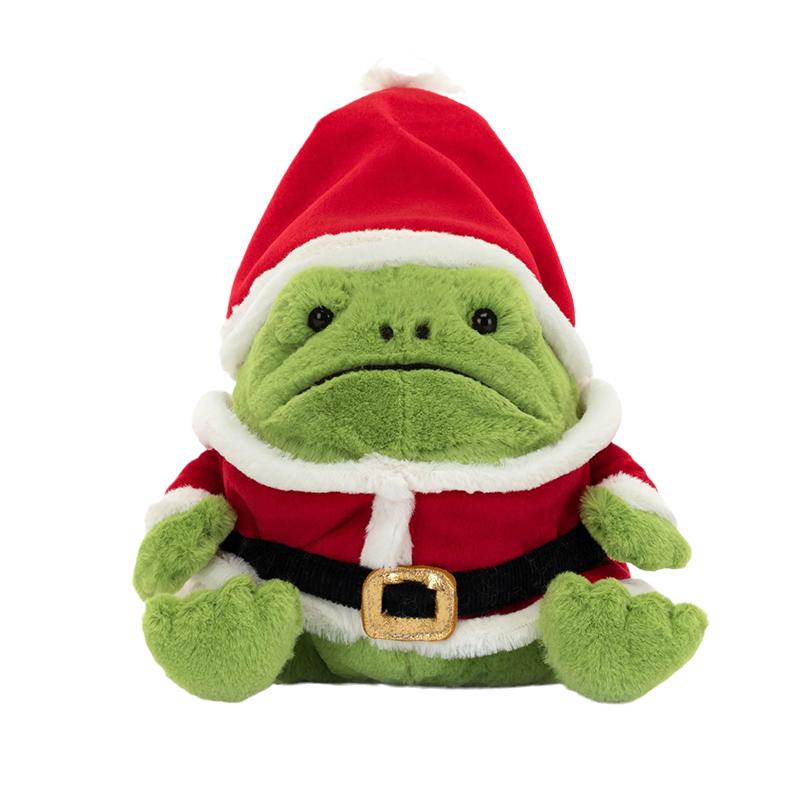

JELLYCAT Christmas Rain Frog Creative Doll Plush Doll 15cm Tall