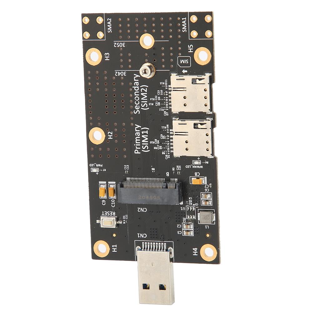 M.2 To USB 3.0 Adapter Push Connector for Dual SIM Card Slot Computer 3G 4G 5G Module