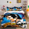 "Retro Guitarist Pop Art Style Bedding" Print Bedding Set Duvet Cover Pillowcases (1* Duvet Cover 2* Pillowcases Do Not Include Comforter)