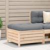 VidaXL Garden Footrest with Cushion, Coffee Table, Bar Stool, Outdoor Patio Terrace Backyard Furniture, 844926