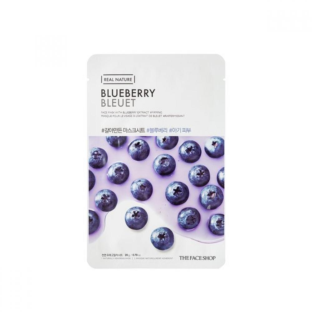 

[the Face Shop] Маска-салфетка Ground Blueberry 20г