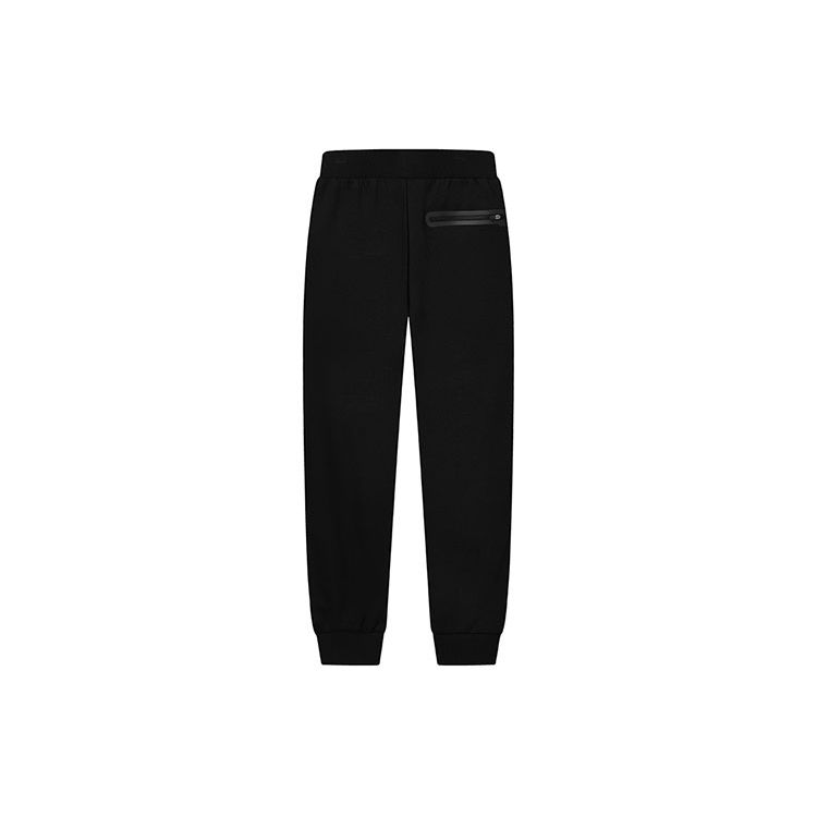 FILA Solid Color Knitted Sports Joggers Men bottoms Black F11M132656S-BK