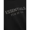 Fear of God Essentials Sudadera con Capucha Clásica de Forro Polar 'Negro Jet' para Hombre 192SP252050F