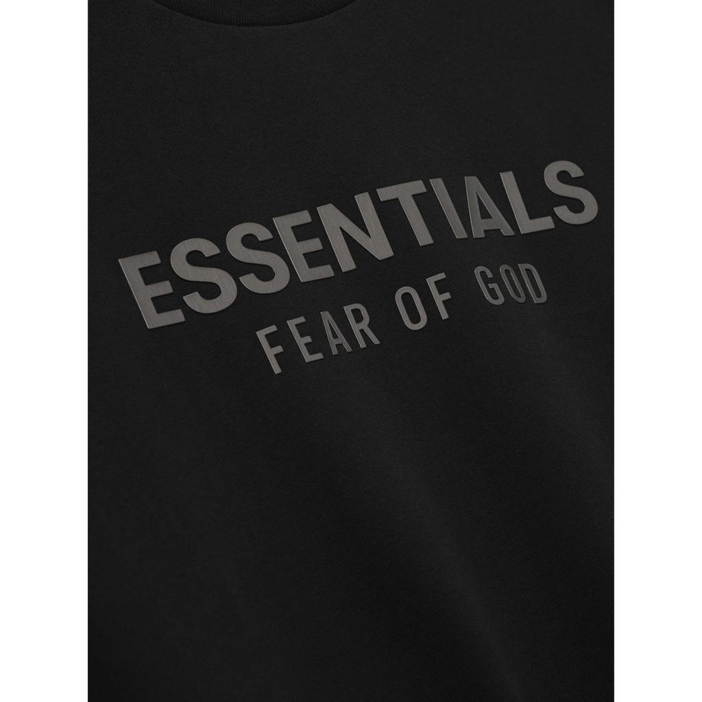 Fear of God Essentials Sudadera con Capucha Clásica de Forro Polar 'Negro Jet' para Hombre 192SP252050F