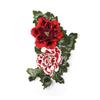 Three-Dimensional Peony Lace Embroidered Patch for Clothing