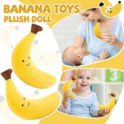 Lindos Peluches Muñecos de Plátano de Dibujos Animados Decoración para el Hogar Regalos para Niños