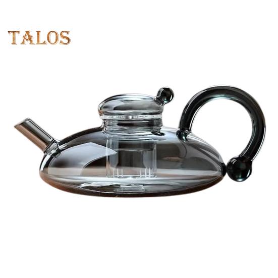 Glass Tea Pot with Removable Tea Brewer Filtration Heat Resistant Glass Teapot for Loose Leaf Tea Stove Microwave Safe BPA-Free Tea Infuser Pitcher