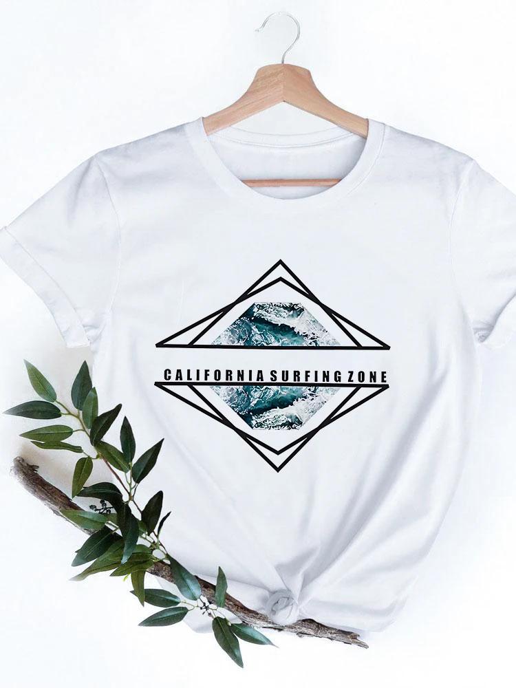 2024 Fashion Anime T Shirt Women New York City Graphic T Shirt Harajuku Kawaii Woman T Shirts Short Sleeve Femme Tops Tees