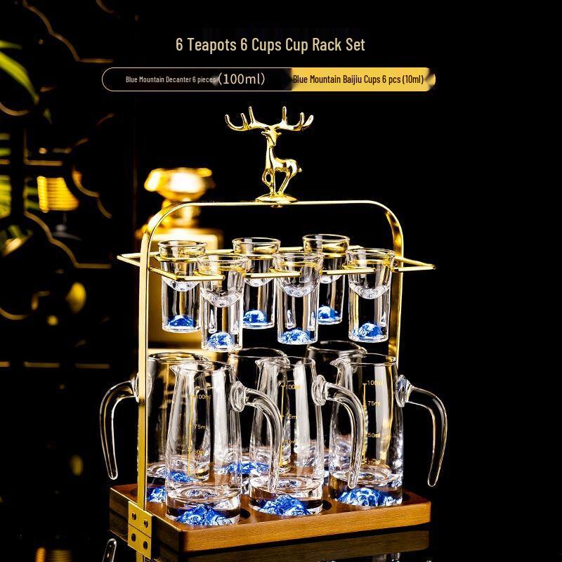 Premium Crystal Baijiu Decanter & Glass Set