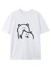 Nagano Bear Funny Tshirt 2026 Summer Casual Unisex Unisex Shortsleeved Cartoon Pattern Graphic Tees