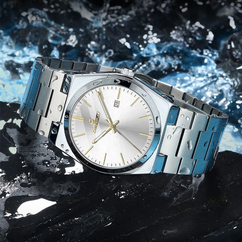 CHAXIGO Quartz Watch Ultra-thin Men's Watch Waterproof Calendar