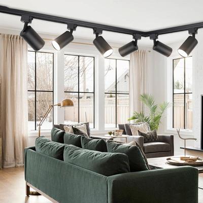 Led-schienenlicht, auswechselbare GU10-Glühbirne, Schienenlampe, 110 V, 220 V, für Bekleidungsgeschäft, Geschäft, Küche, Wohnzimmer, Dekor, Scheinwerferbeleuchtung
