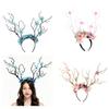 10Pcs Deer Antler Flower Crowns Headbands Tree Branches Headbands Antlers Headbands Cosplay Headdress Hair Accessories