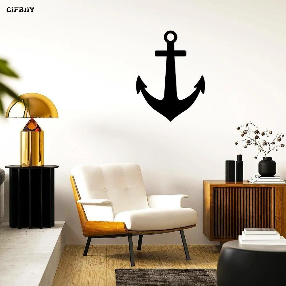 Black Wrought Iron Anchor Wall Decor Home Art