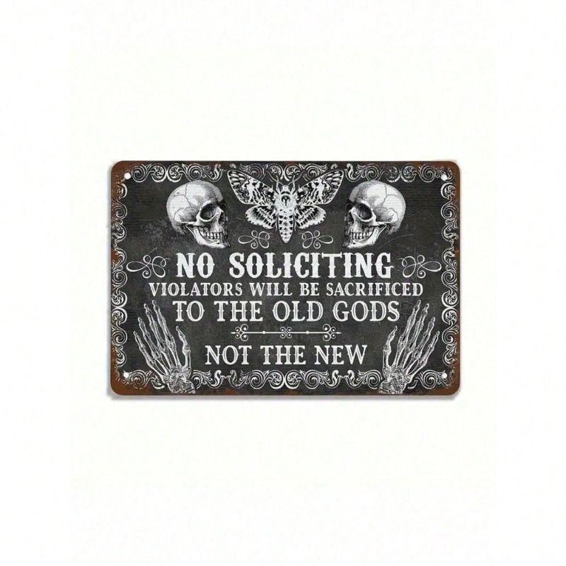 Decorative Metal Wall Sign 20x30cm Tin Sign Vintage Art