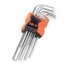 Professional L Type Screwdriver Kit 9 Size Ergonomic Hand Tool Hex Key For Machinery And Electronics