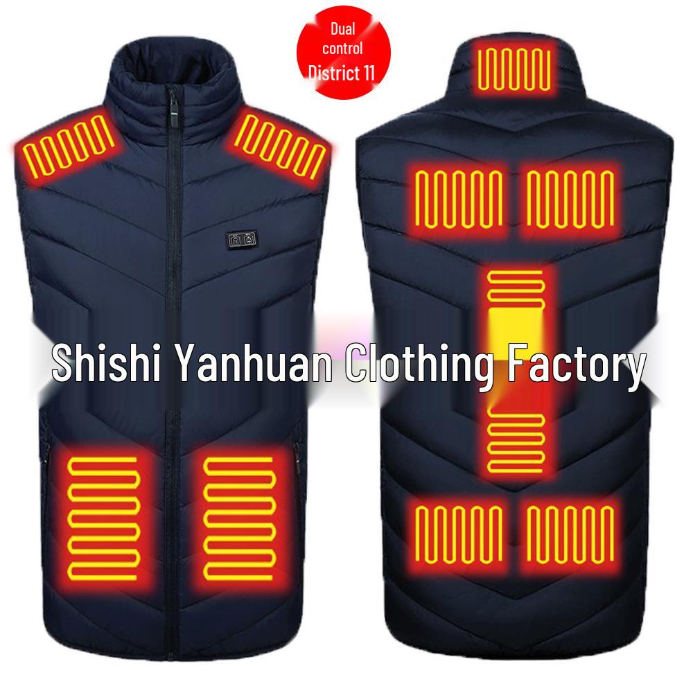 USB Elektrisch Beheizte Weste für Herbst/Winter - Intelligente, Konstante Temperatur Heizkleidung