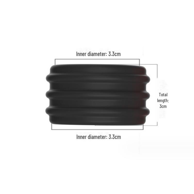 Egg Dual Lock Bondage Ring for Scrotum and Vagina with Delay Function and Penis Sleeve