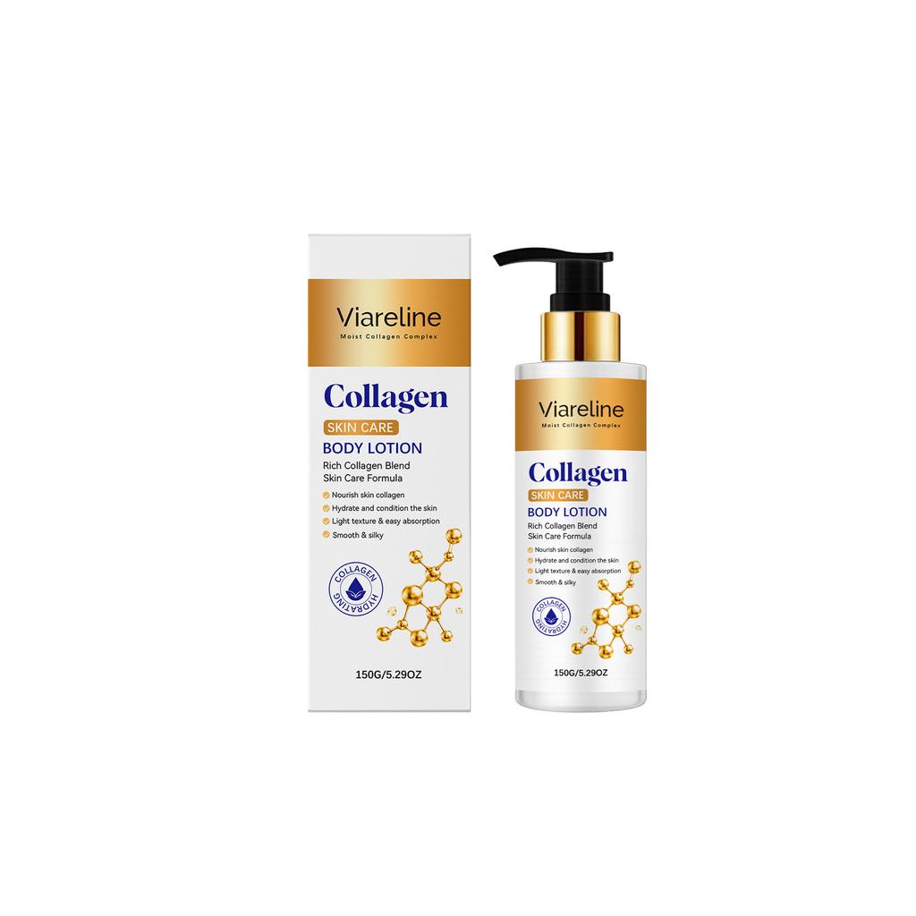 VIARELINE Collagen Moisturizing Body Lotion Hydrating Nourishing Smooth Skin Locking Moisture 150ml