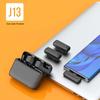 J13 Wireless Lavalier Microphone with Charging Case for Live Broadcasts & Recordings