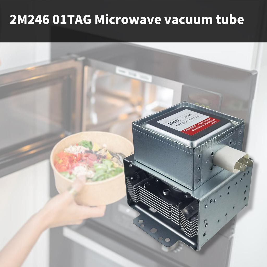 Microwave Generator 2M246-01TAG Microwave Magnetron 1000W Microwave Emitter Metal Texture for Kitchen Appliances