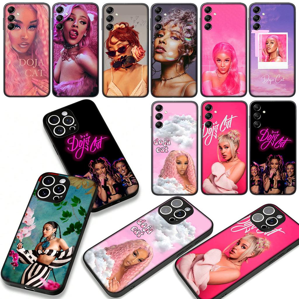 Phone Cover for Samsung Galaxy A55 A54 A25 A36 A17 A26 A35 A33 A34 A14 A37 S8 S9 S20 S21 FE S10 Plus Case Doja Cat Casing