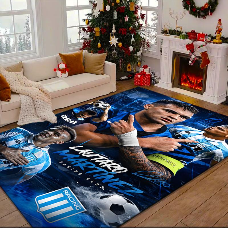 1 Stück Energie-Stil im Sport Martinez Teppich Spielteppich, Fußmatte für Schlafzimmer Wohnzimmer Eingangsbereich Teppich, Heimdeko-Idee Geschenk für Weihnachten Geburtstag
