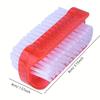 Double-Sided Nail Cleaning Brush | Manicure and Pedicure Tool | For Fingernails and Toenails - Art Lalic