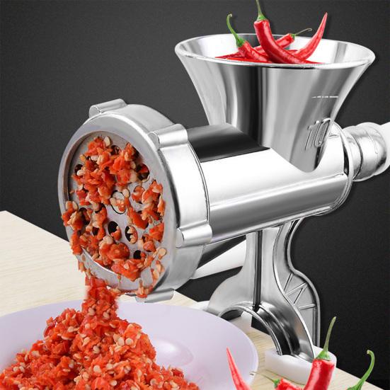 3-in-1 Manual Meat Grinder with Sausage Stuffing Tube Table Clamp Meat Grinder Hand-cranked Mincer Home Meat Processing Tool