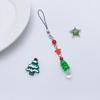 Handmade Keychain Colorful Star Pendant Phone Chain Christmas Tree Beaded Strap