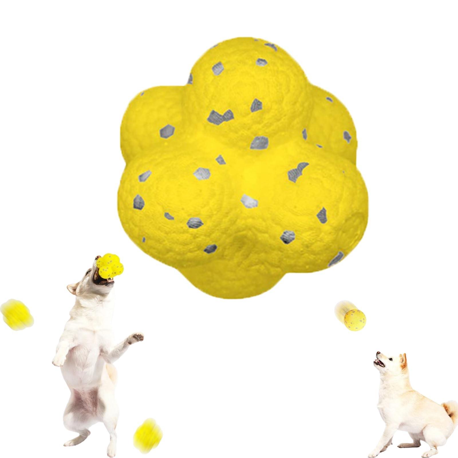 

Мяч для собак, желтый успокаивающий мяч, мяч для собак, указывающий направление, теннисный мяч для собак, мяч для эмоциональной поддержки собак One Size