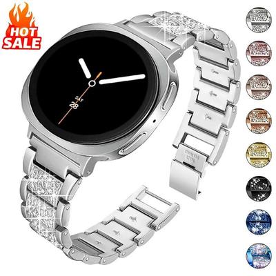 Damski Pasek z Diamentami do Samsung Galaxy Watch 8 40mm 44mm 8 Classic 46mm Pasek do Zegarka dla Galaxy Watch 7 Ultra 47mm/Ultra 2026