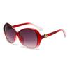 Elegant Gradient Lens Sunglasses for Women - European & American Street Style, Fashionable Face-Slimming Design.