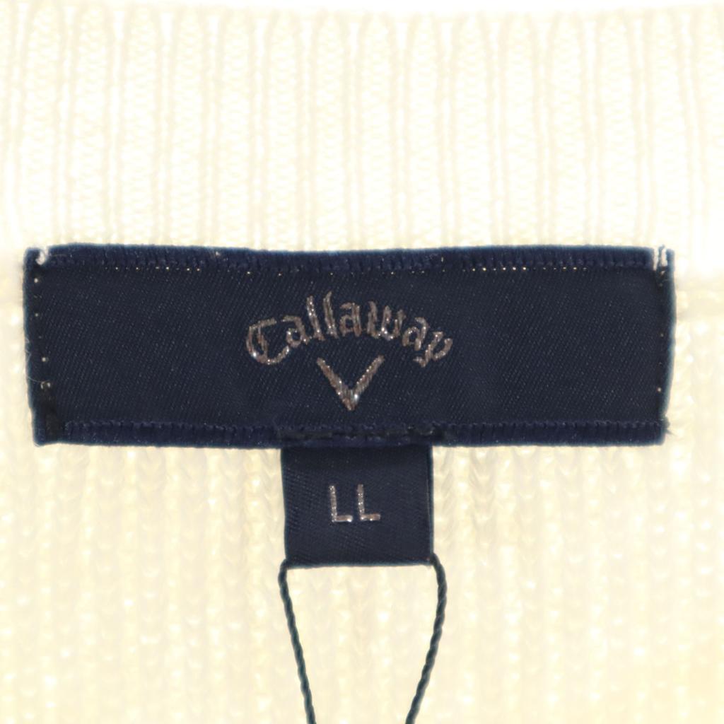 Unused Callaway Golf Knit Vest LL White Tagged Women Used