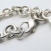 Used TIFFANY&Co. Bracelet Return To Heart Tag Silver925 34.6g Silver Plate