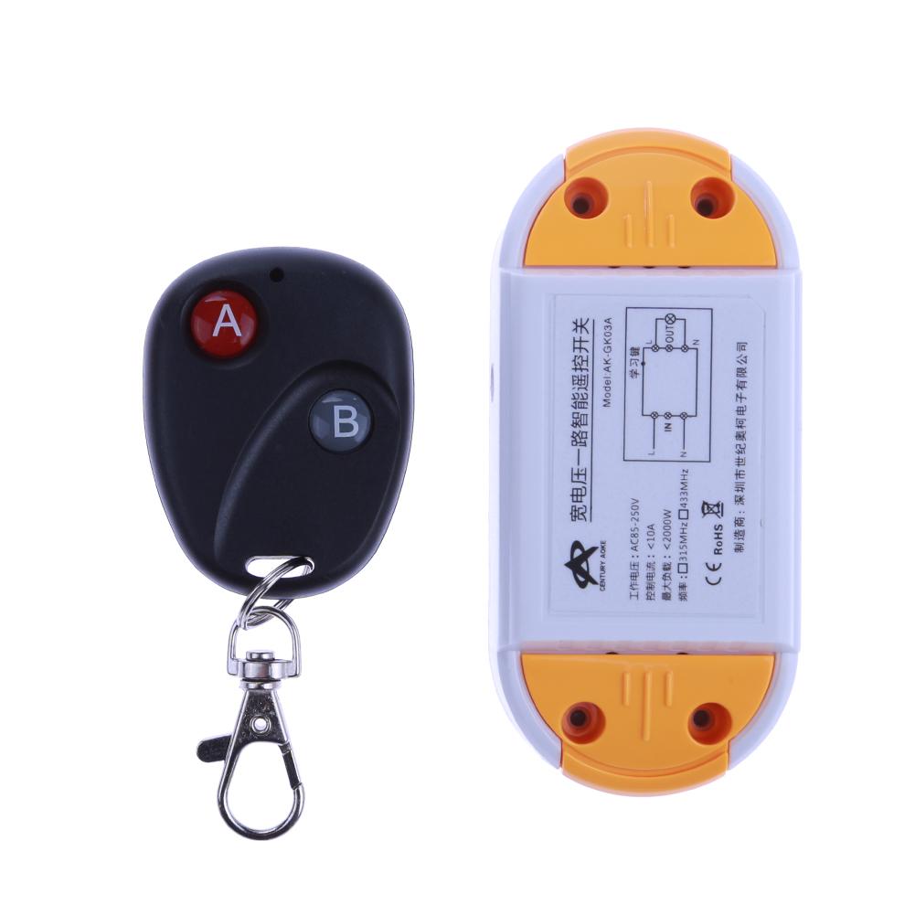 Электрический замок-переключатель AC 220V Беспроводной односторонний передатчик Электронный управляющий переключатель Легкий портативный для промышленной отрасли China Mainland