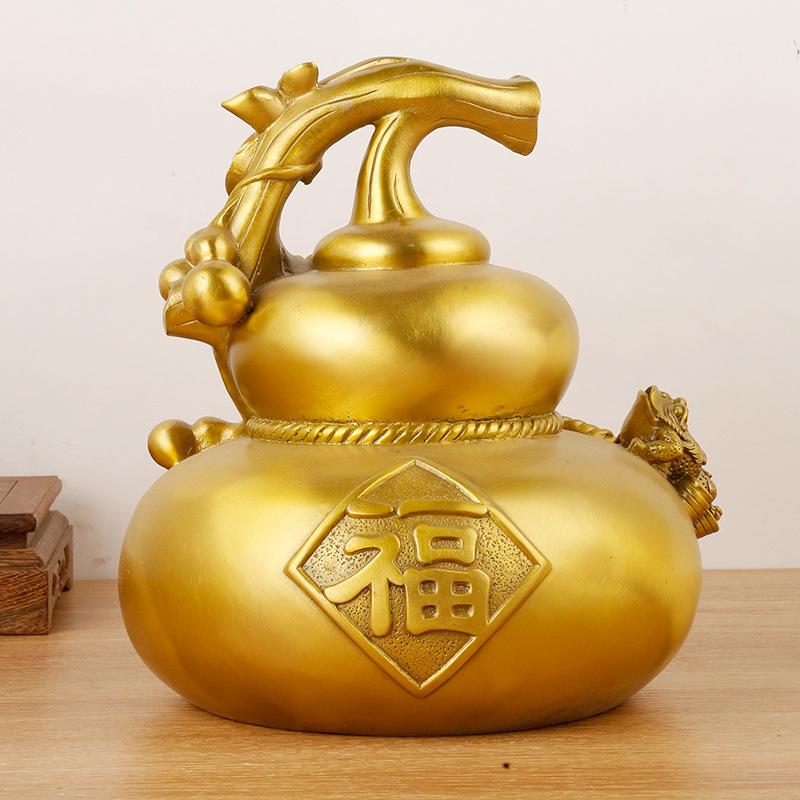 Metal Craft Ornament Character Copper Fortune Gourd