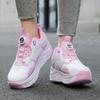 29-40 Children's Four-wheel Sports Shoes Detachable Flat Shoes Children's Skating Roller Skates Shoes for Kids