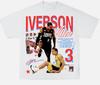 Allen Iverson _Step Over_ Vintage Grafik T-Shirt