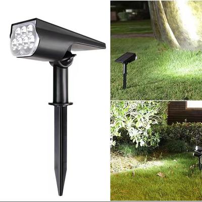2/7LED Solar Spotlight Waterproof Ultra Bright Garden Decor Lamp Adjustable Anti-freezing Landscape Wall Light Tree Lighting