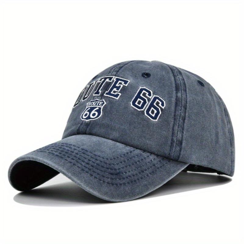 ROUTE 66 Letters Embroidery Baseball Cap Women Men Fashion Cotton Snapback Hat Hip Hop Trucker Dad Caps Outdoor Sun Hats gorras