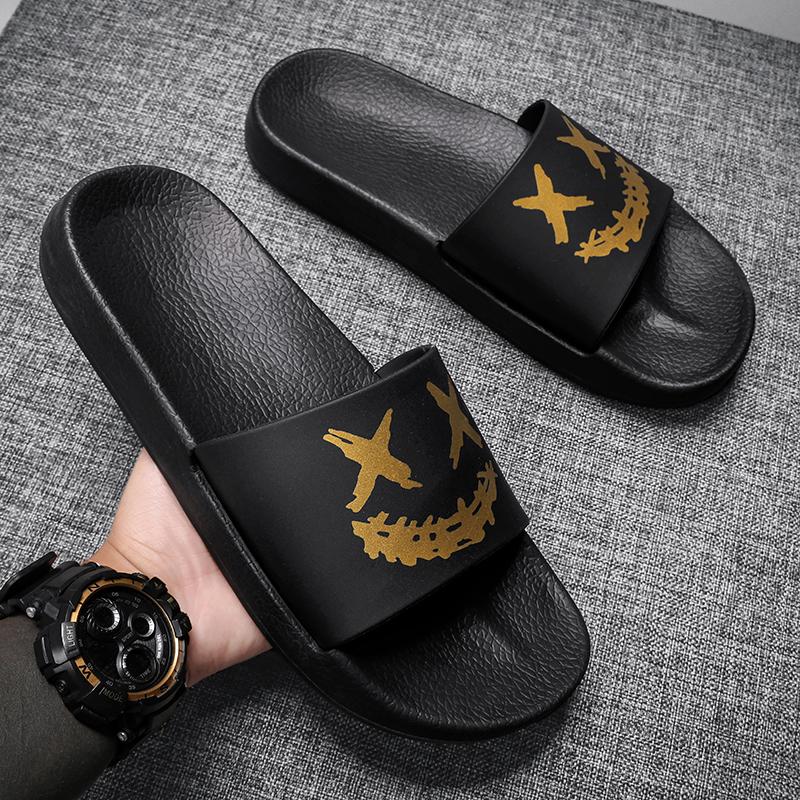 Men's Slippers Sandals Thick Bottom Unisex Soft and Comfortable Non-slip Indoor and Outdoor Shoes for Men Thick Bottom Bathroom