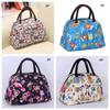 Fashionable Pvc Printed Handbag For Women Waterproof Lunch Bag With Soft Interior