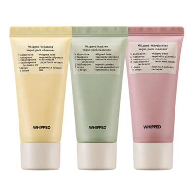 Vegan Pack Cleanser Gift Set 25 G × 3 (Mugtree + Muhwa Butter + Yujamong)