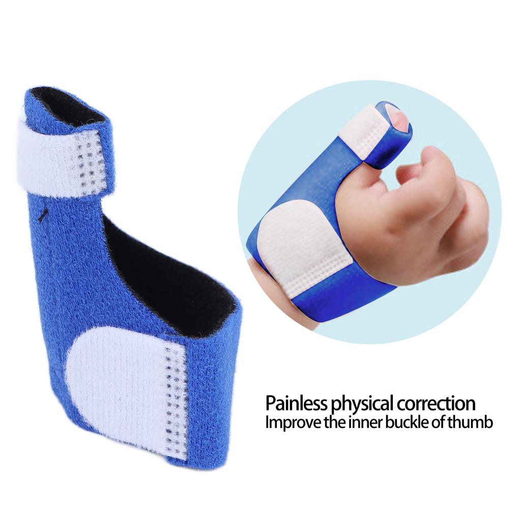 Baby Finger Guard Soft Thumb Fixation Stabilizer Infant Thumb Support Brace Blue