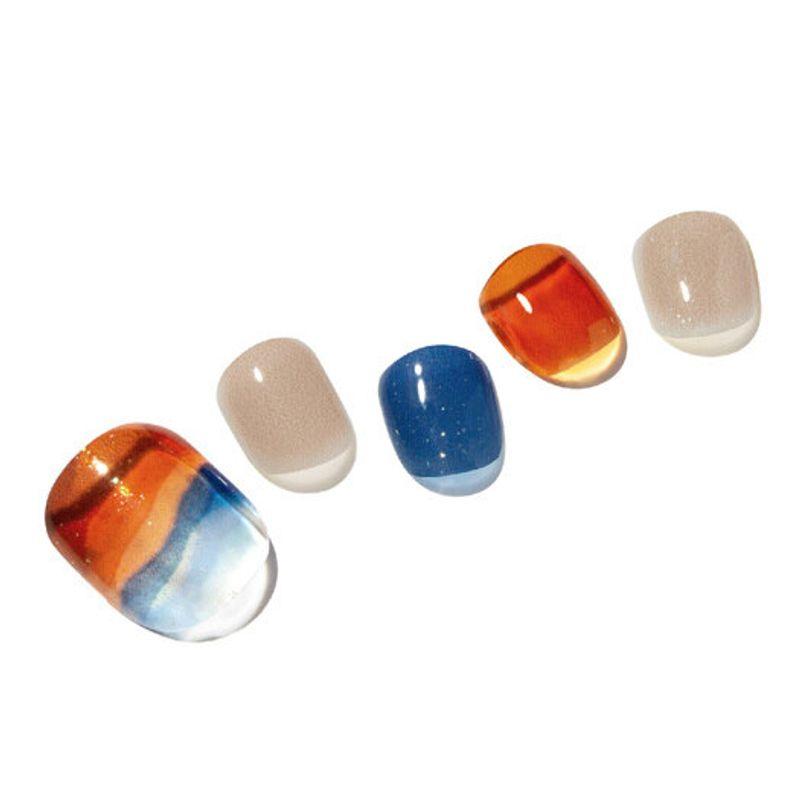 UUUUU. Гелевый педикюр  Закат Sunset