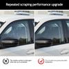 Car Window Sunshade Barrier Film Sun Protective Heat Blocking Transparent Privacy Shield PVC Material Easy Installation