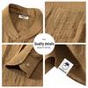 Men's Old Money Style Linen Blend Long Sleeve Shirt