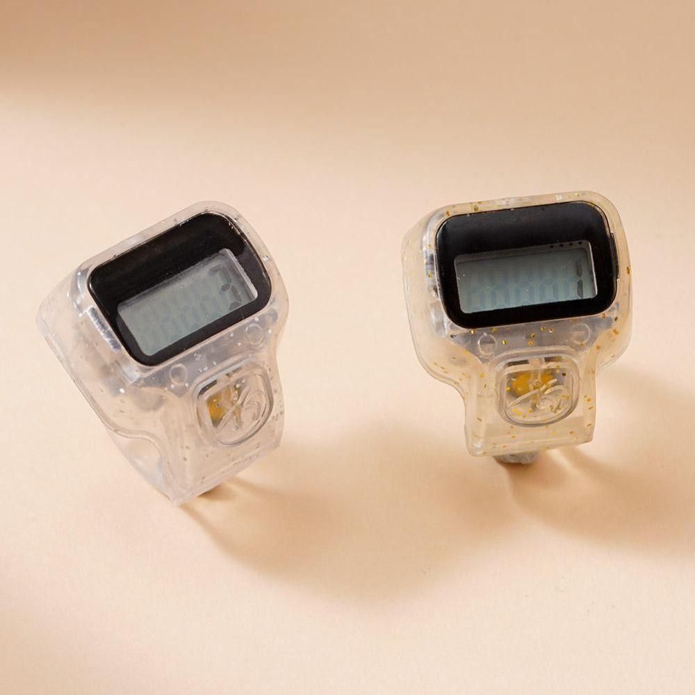 Zurücksetzbarer Fingerzähler LED-Anzeige Elektronischer Zählzähler Handheld-Klicker Gebetsperlen