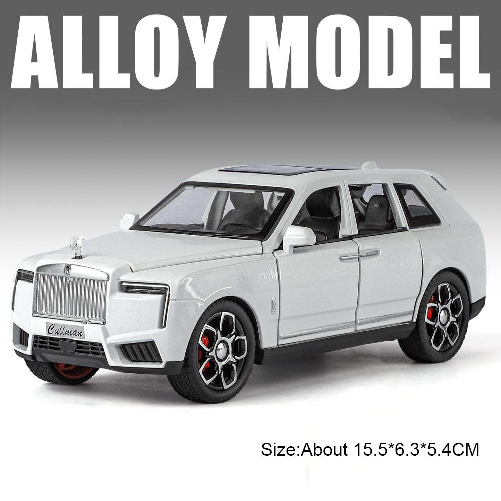 1:32 modelov áut Rolls Royce Cullinan Wraith Hračka Kovový odliatok Zvuk Svetlo Otvárateľné dvere Luxusné vozidlá Domáce dekorácie Ozdoby